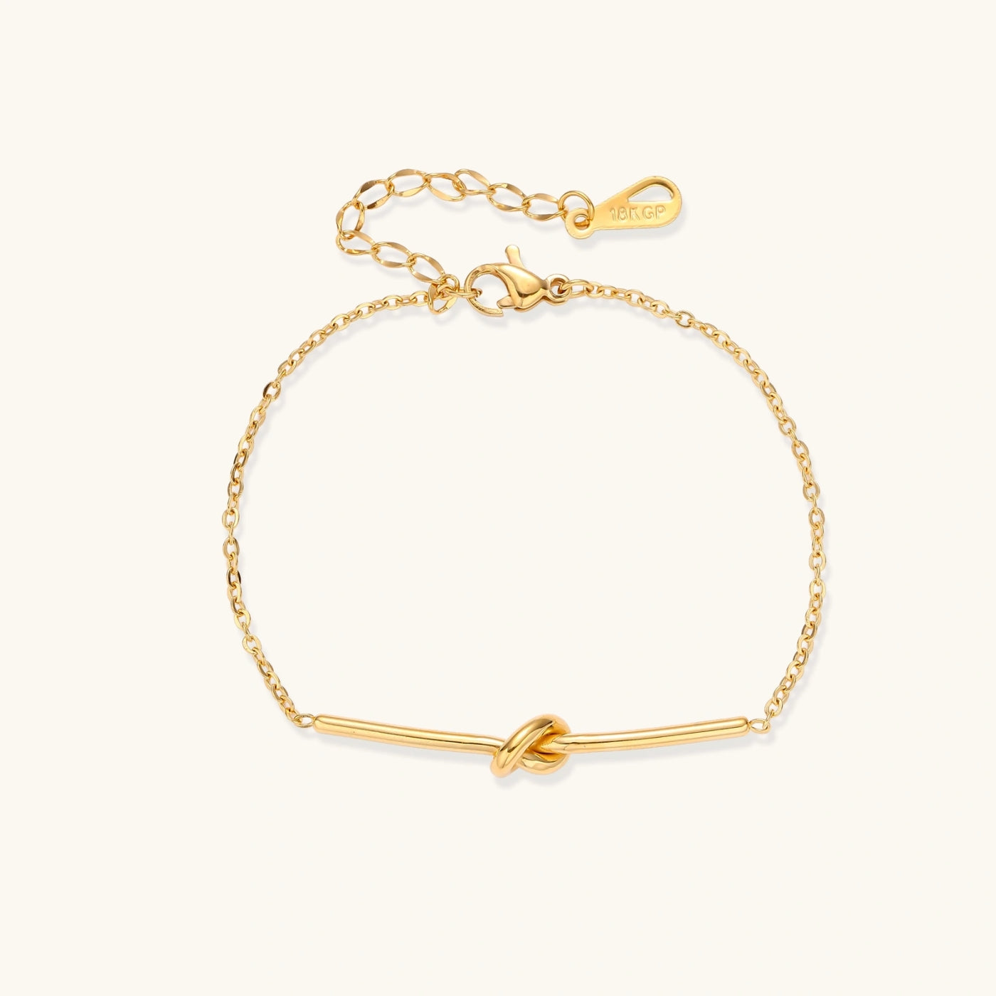 Twisted Knot Bar Bracelet