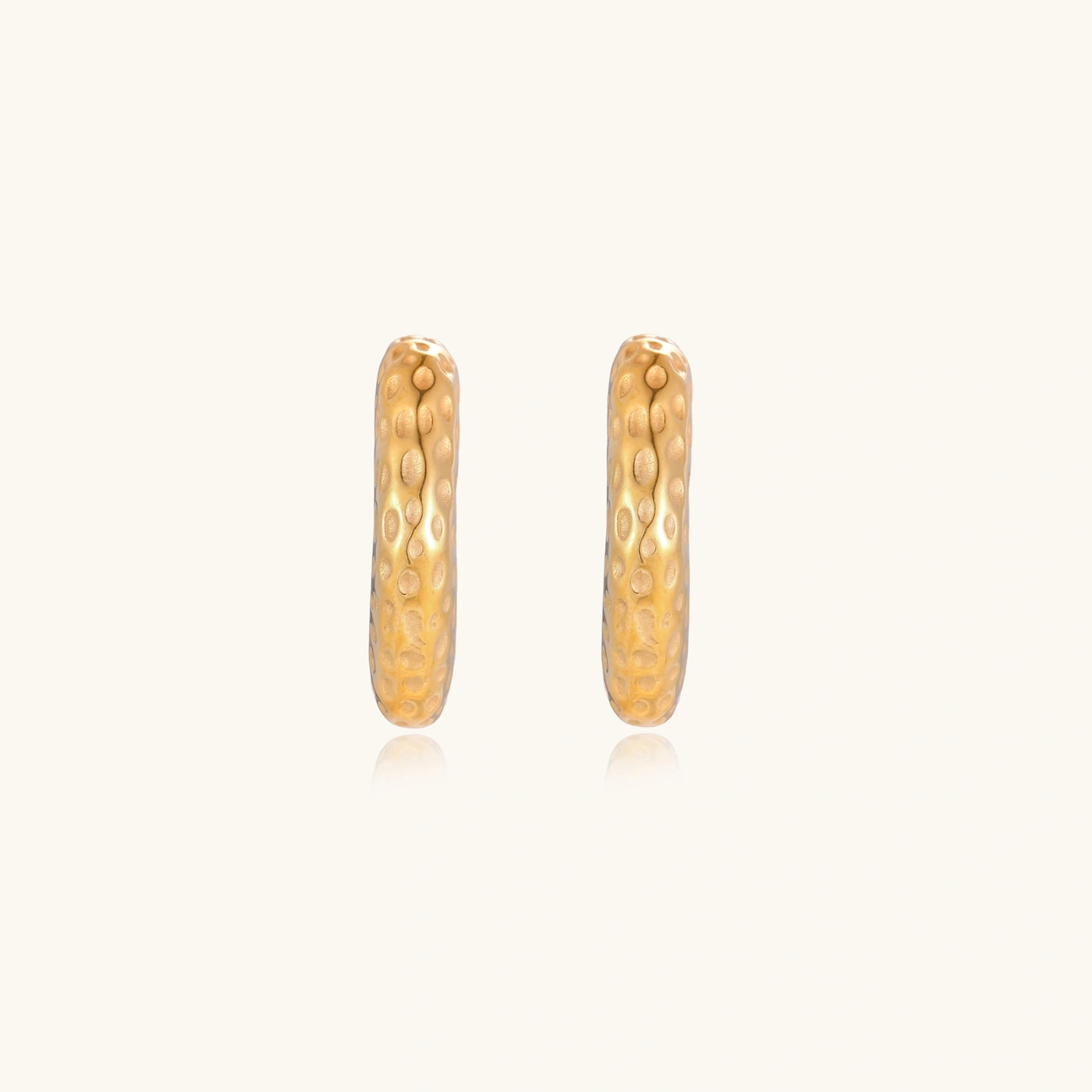 Dimpled Glow Hoops