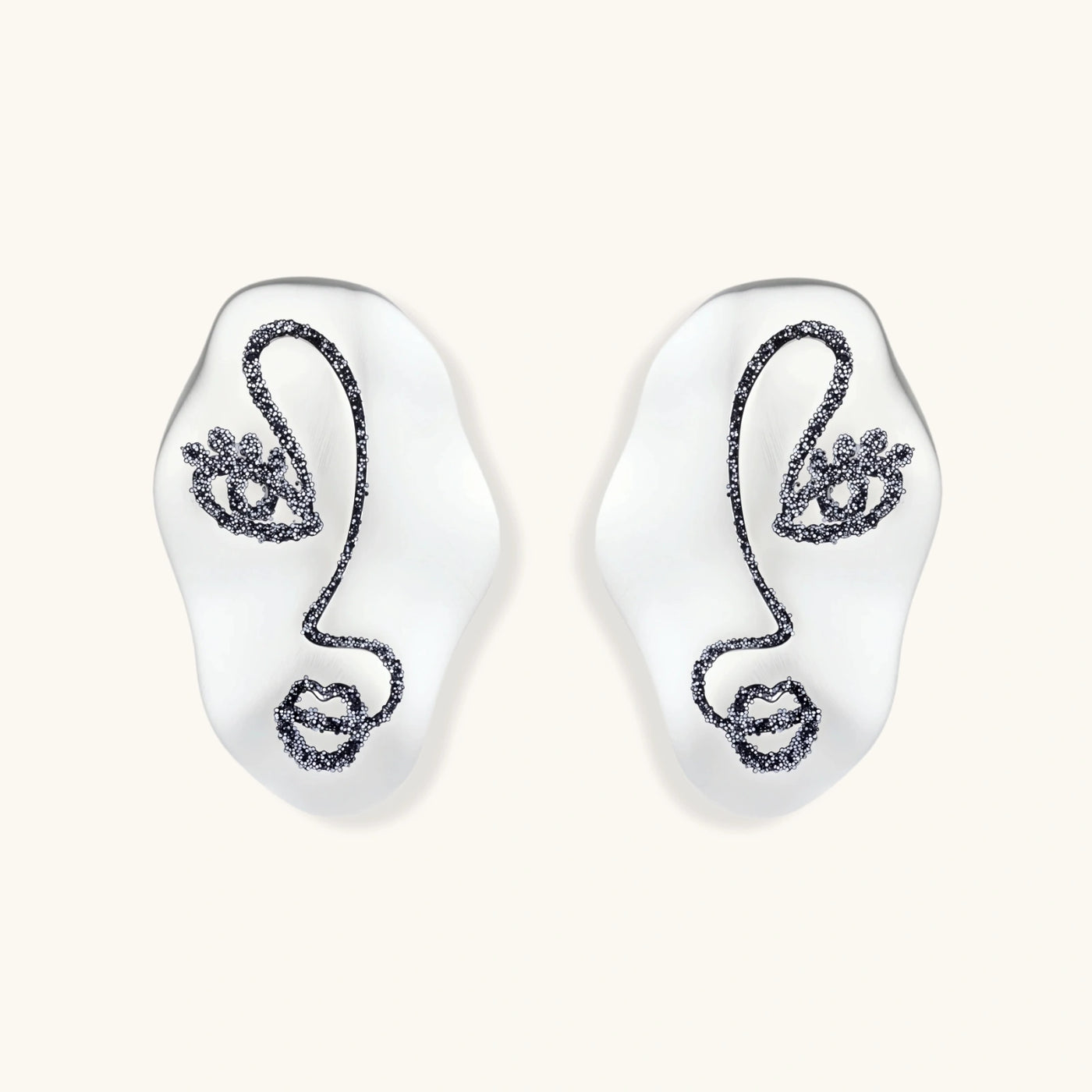 Face Art Ear Earrings