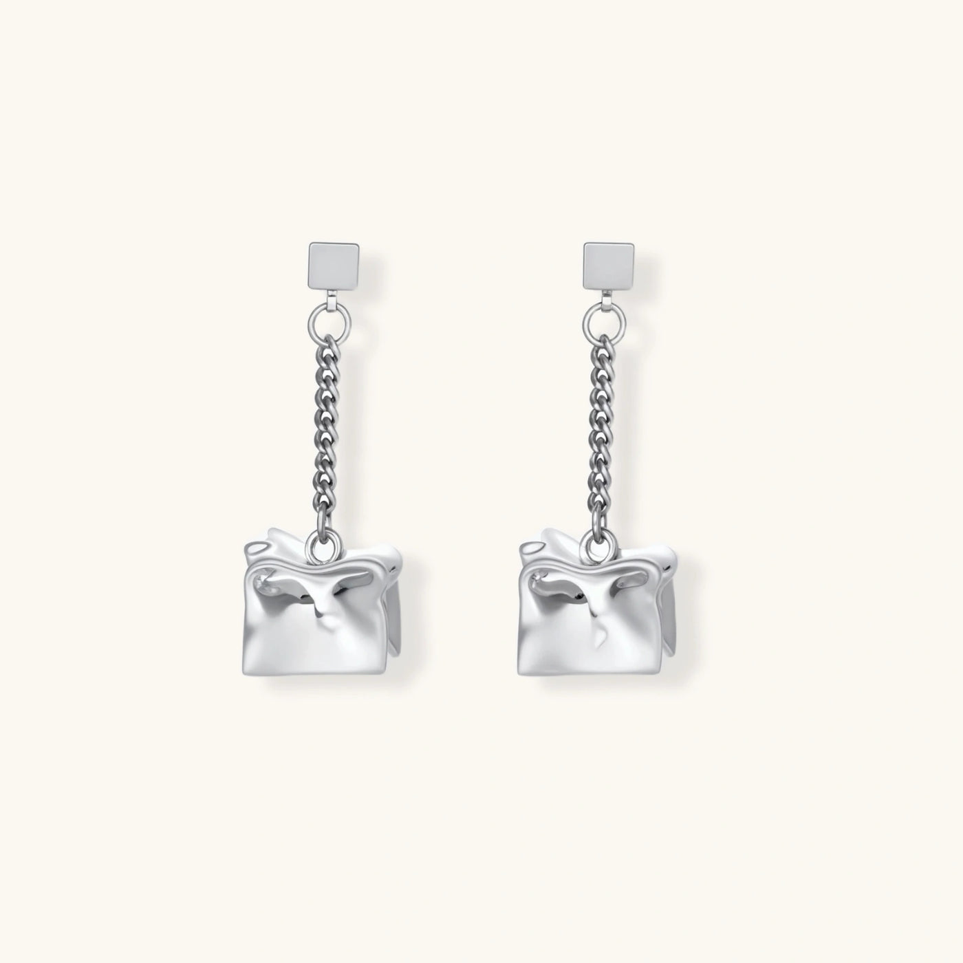 Cubic Edge Earrings