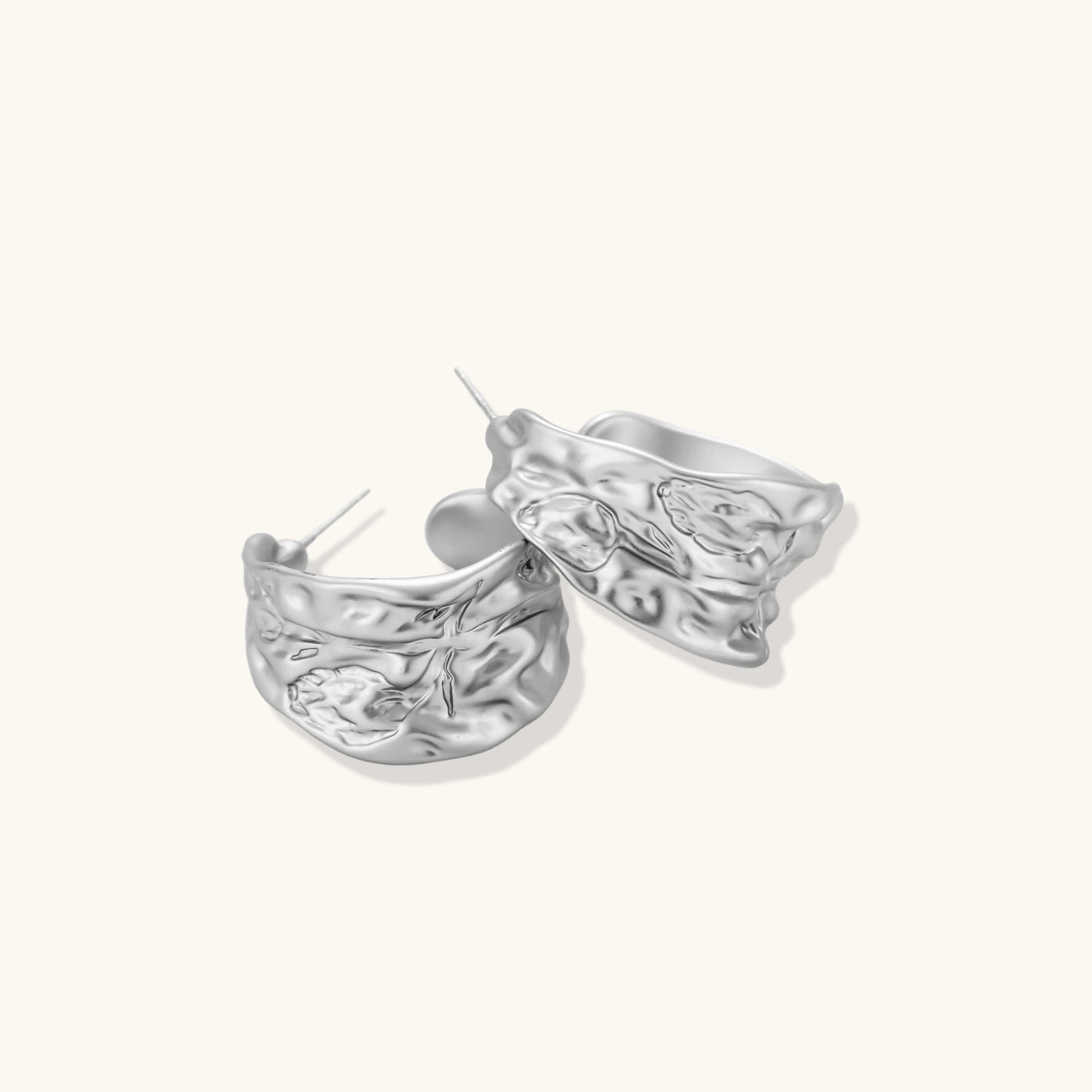 Embossed Floral Hoops