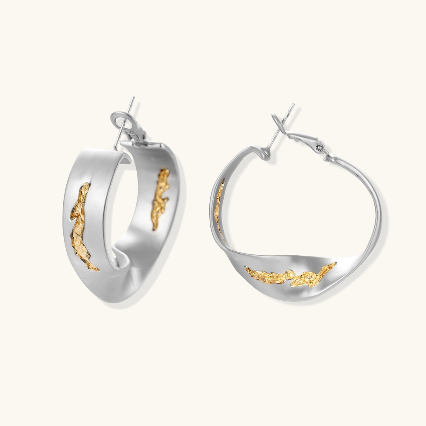 Liquid Gold Hoop Earrings