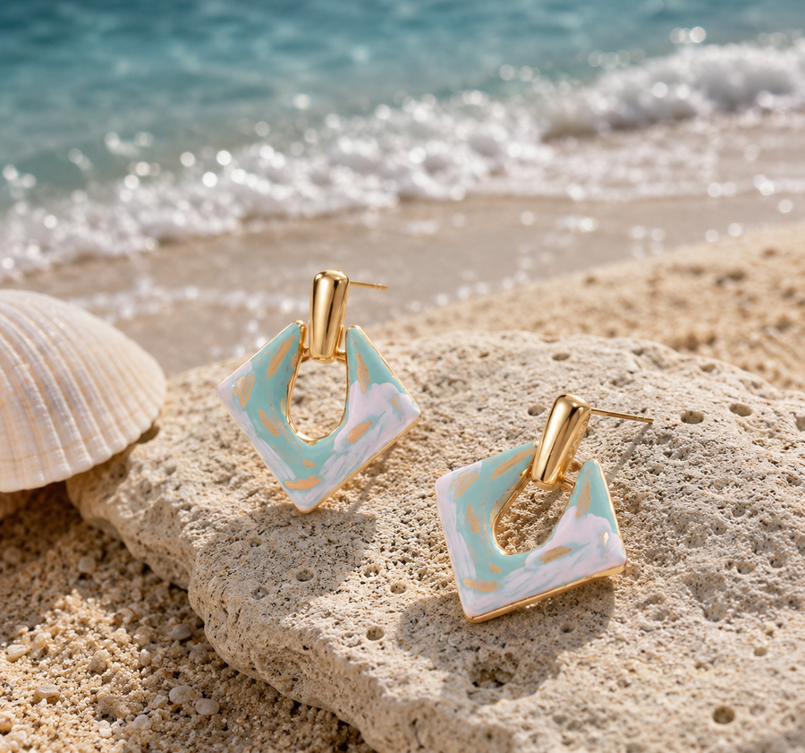 Dream Marble Diamond Drops