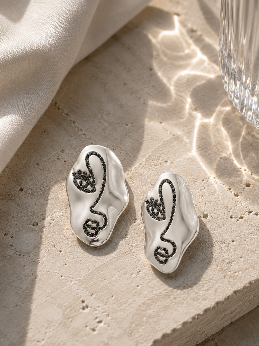 Face Art Ear Earrings